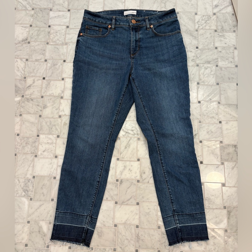 LOFT Curvy Skinny Jeans